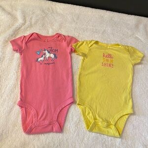 Carter’s Girl Short Sleeve Onesie Bundle
